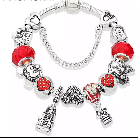 Crystal Mickey Minnie Beads Bracelet & Bangle - Picture 3 of 3